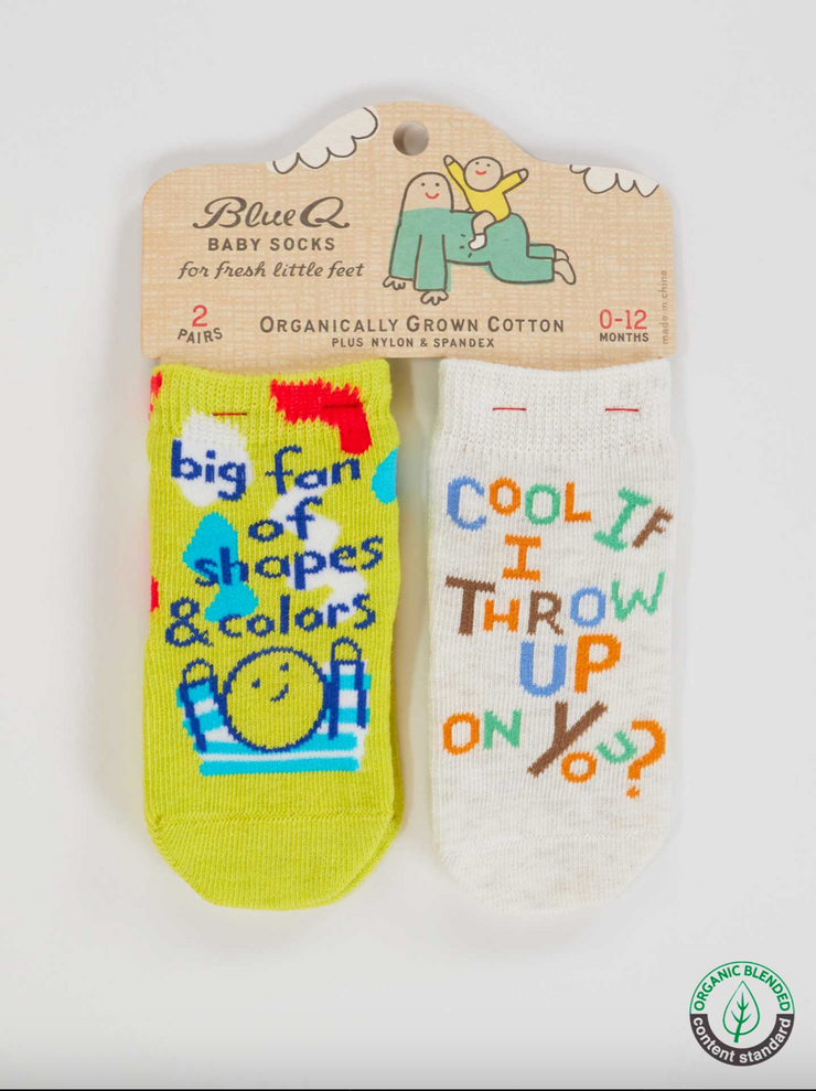 ShapesColors/ThrowUp BabySocks