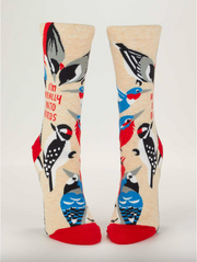 Really Into Birds Crew Socks Women