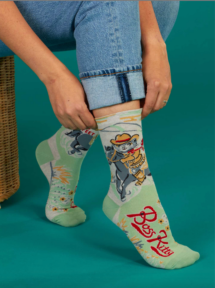 Boss Kitty Crew Socks Women