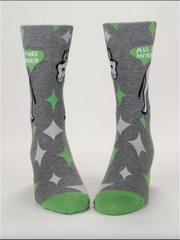 All Puns Intended Men's Socks