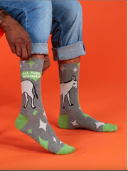 All Puns Intended Men's Socks