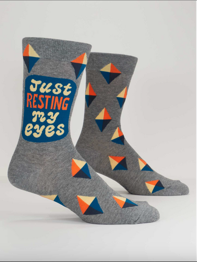 Resting My Eyes Men's Socks