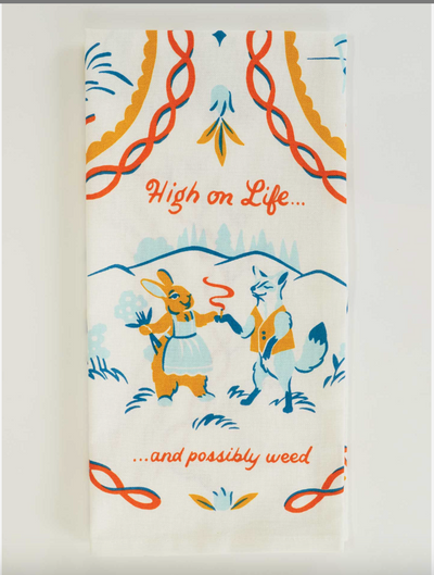 High On Life Dish Towel