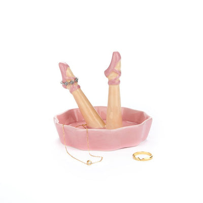 Ceramic Ring Holder Happy Legs Dance