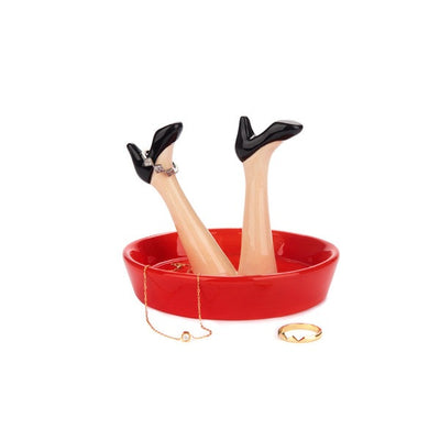 Ceramic Ring Holder Happy Legs Party