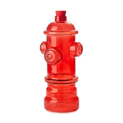 Hydrant Glass Bottle - Red