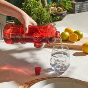 Hydrant Glass Bottle - Red