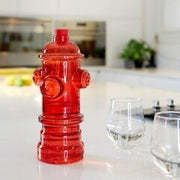 Hydrant Glass Bottle - Red