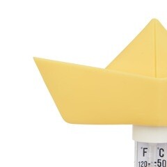 Pool thermometer - Paper Boat Yellow