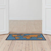 World Map Door Mat