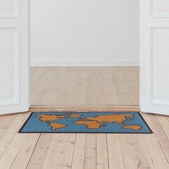 World Map Door Mat