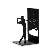 Balvi Bookend - Backswing Black Metal Quirksy gifts australia