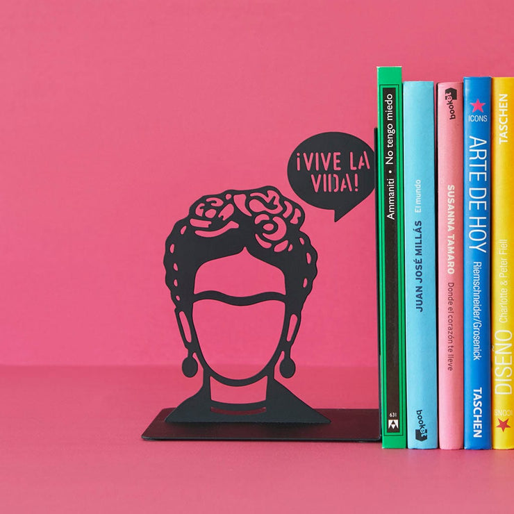 Balvi Bookend - Frida Black Metal Quirksy gifts australia