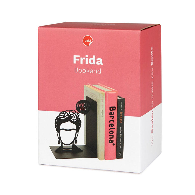 Balvi Bookend - Frida Black Metal Quirksy gifts australia