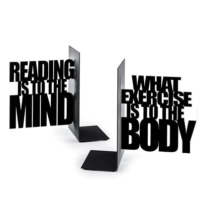 Balvi Bookend - Mind Exercise Black Quirksy gifts australia