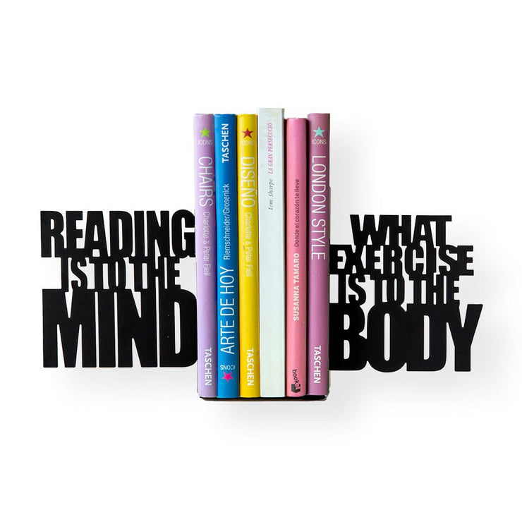 Balvi Bookend - Mind Exercise Black Quirksy gifts australia