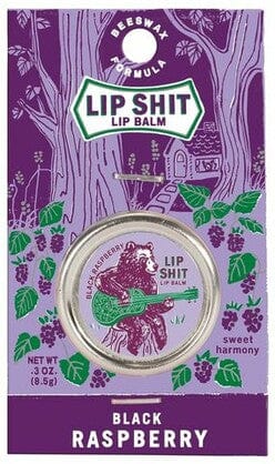 Blue Q Lip Balm - Lip Shit, Black Raspberry - Blue Q Quirksy gifts australia