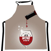 Double Trouble Inc Funny Aprons - Wine O'Clock Quirksy gifts australia