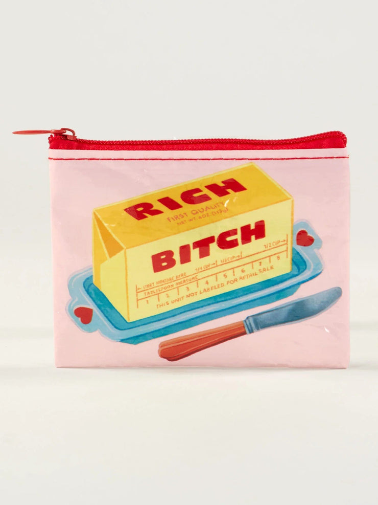 Quirksy Coin Purse - Rich Bitch Quirksy gifts australia