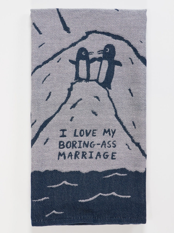 Quirksy Dish Towel - Boring-Ass Marriage Quirksy gifts australia