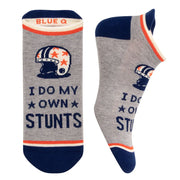 Quirksy Sneaker Socks - My Own Stunts L/XL Quirksy gifts australia