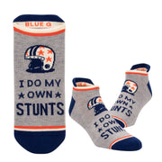 Quirksy Sneaker Socks - My Own Stunts L/XL Quirksy gifts australia