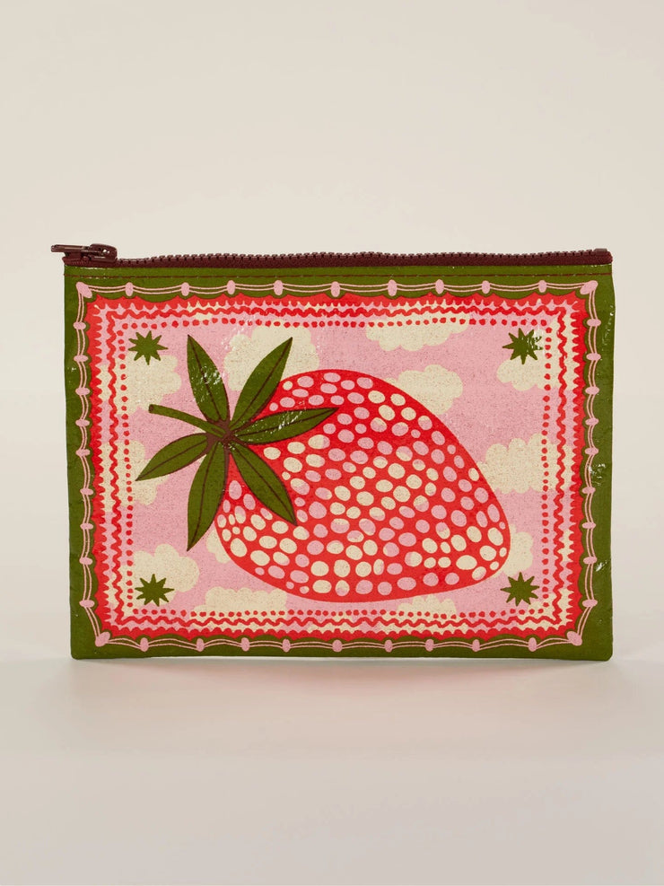 Quirksy Zipper Pouches - Strawberry Clouds Quirksy gifts australia