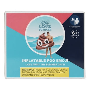 Poo Emoji - Pool Float by We Love Summer – Quirksy