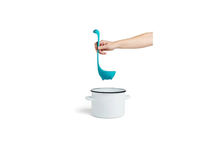 OTOTO Nessie - Ladle Spoon - Cooking Ladle for Serving - Kitchen Gadget -  Loch Ness Cooking Gift - Turquoise